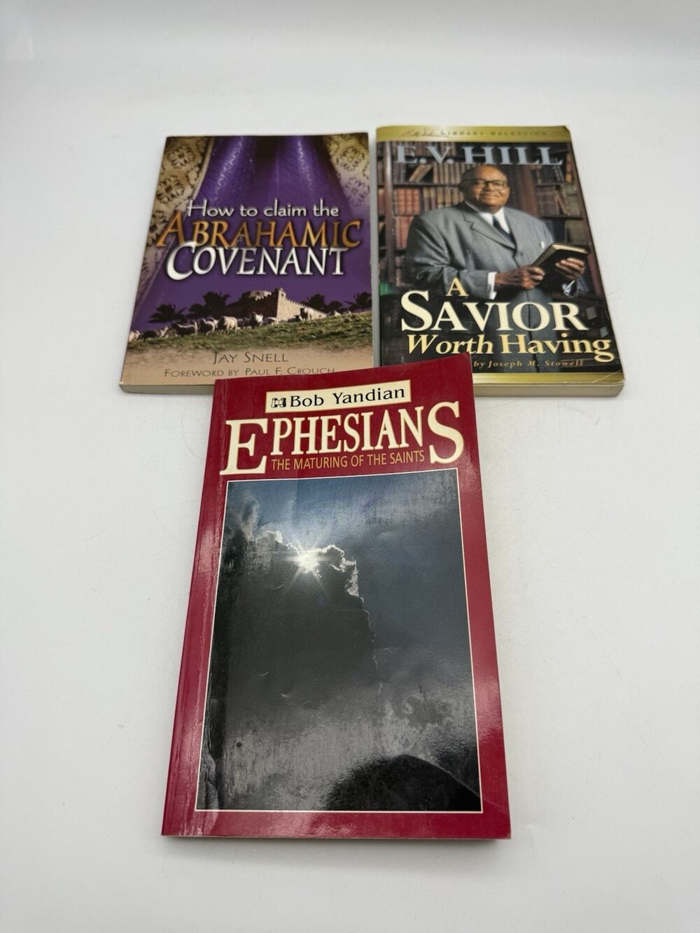 Religious Books EPHESIANS, A Savior Worth Having, Abrahamic Covenant